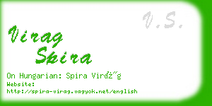 virag spira business card